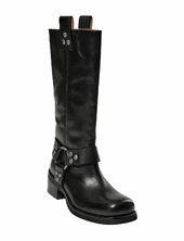 Tinasw Boot Korkeavartiset Saapikkaat Black Sofie Schnoor