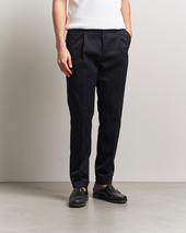 Tiger Of Sweden Tenuta Pleated Cotton Trousers Black