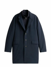 Dc Padded Performance Coat Vuorillinen Takki Topattu Takki Navy Tommy Hilfiger