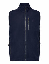 Brushed Fleece Mockneck Vest Liivi Navy Polo Ralph Lauren