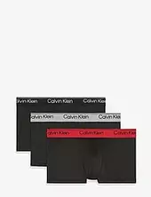 Low Rise Trunk 3pk Bokserit Black Calvin Klein