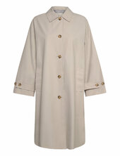 Relaxed Car Coat Trenssi Takki Cream Gant