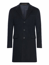 Sylar Coat Villakangastakki Pitkä Takki Navy Oscar Jacobson