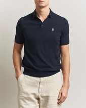 Polo Ralph Lauren Knitted Short Sleeve Polo Hunter Navy