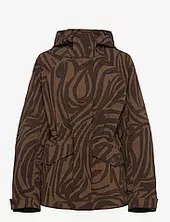 Musteet Jokuraita Bombertakki Brown Marimekko