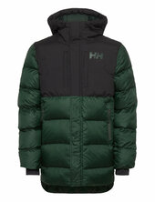 Active Puffy Long Jacket Vuorillinen Takki Topattu Takki Green Helly Hansen