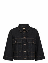 Mmpenn Deluxe Jacket Farkkutakki Denimtakki Black Mos Mosh
