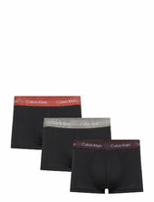 3p Low Rise Trunk Bokserit Black Calvin Klein