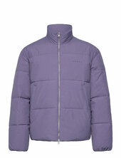 Puffer Jacket-heron Vuorillinen Takki Topattu Takki Purple Edwin