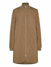 Padded Quilt Coat Tikkitakki Beige Ilse Jacobsen
