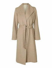 Slfrosa Wool Blend Coat Noos Villakangastakki Pitkä Takki Beige Selected