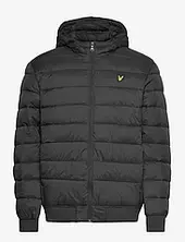 Wadded Jacket Vuorillinen Takki Topattu Takki Black Lyle & Scott