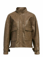 Objlama Biker Jacket E Au 25 Nahkatakki Brown Object