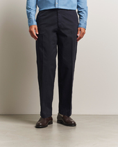 Oscar Jacobson Tanker Cotton Trousers Navy