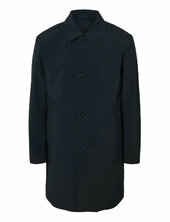 Slhsilas Urban Tech Carcoat Ohut Pitkä Takki Black Selected