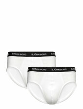 Cotton Stretch Brief 3p Y-sepalus Briefs Alushousut White Björn Borg