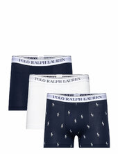 Classic Stretch-cotton Trunk 3-pack Bokserit Navy Polo Ralph Lauren