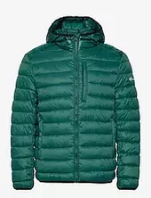 Hooded Jacket Vuorillinen Takki Topattu Takki Green Champion