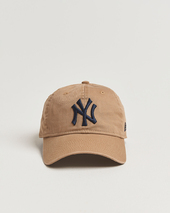 New Era 9twenty Washed Cotton Cap Beige New York Yankees