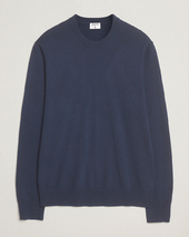 Filippa K Cotton Merino Knitted Sweater Dusk Blue