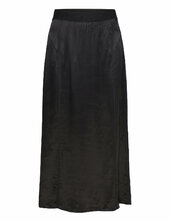 2nd Rocco Tt - Satin Bliss Polvipituinen Hame Black 2ndday