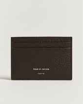 Tiger Of Sweden Wharf Leather Card Holder Dark Brown
