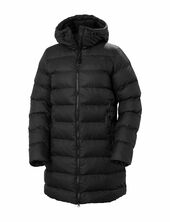 W Active Puffy Parka Vuorillinen Takki Topattu Takki Black Helly Hansen