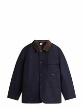 Waxed Barn Jacket Parka Takki Navy Tommy Hilfiger