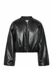Rylie Faux Leather Jacket Nahkatakki Black Twist & Tango