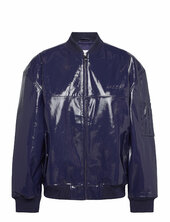2nd Santos - Soft Patent Leather Nahkatakki Navy 2ndday
