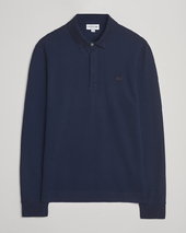 Lacoste Paris Long Sleeve Polo Piké Navy Blue