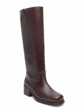 Long Boots Korkeavartiset Saapikkaat Brown Billi Bi