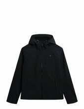 Hooded Soft Shell Trekker Jkt Vuorillinen Takki Topattu Takki Navy Superdry