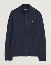 Morris Hertford Button Cardigan Navy