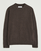 Samsøe Samsøe Isak Knitted Crew Neck Turkish Coffee