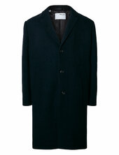 Slhmilo Overcoat Villakangastakki Pitkä Takki Black Selected