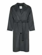 Hero Trench Coat-dbl Face Wool - Villakangastakki Pitkä Takki Grey Calvin Klein