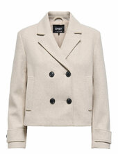 Onlfreja Life Short Db Jacket Otw Noos Villakangastakki Cream Only