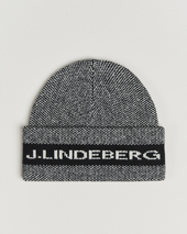 J.lindeberg Ernie Beanie Black Melange