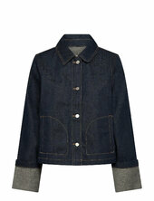 Denim Jacket Farkkutakki Denimtakki Navy Gant