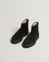 Gant Blistown Shearling Suede Curling Boot Black
