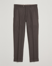 Morris Jack Flannel Trousers Brown