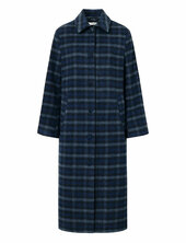 Helsinki Coat Villakangastakki Pitkä Takki Navy Nué Notes