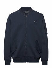 Double-knit Bomber Jacket Bombertakki Takki Blue Polo Ralph Lauren
