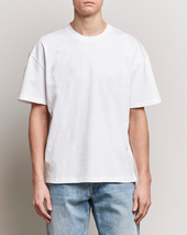 Bread & Boxers Textured Heavy Crew Neck T-shirt White