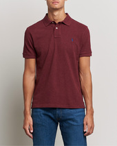 Polo Ralph Lauren Custom Slim Fit Polo Spring Wine Heather