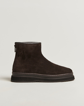 Gant Blistown Shearling Suede Curling Boot Espresso Brown