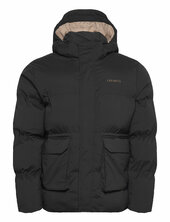 Montreal Puffer Jacket Vuorillinen Takki Topattu Takki Black Les Deux