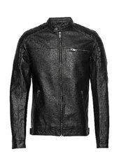 Jjerocky Jacket Noos Nahkatakki Black Jack & J S