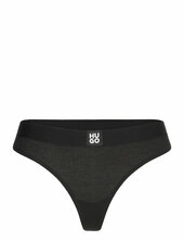 Thong Rib Stringit Alusvaatteet Black Hugo
